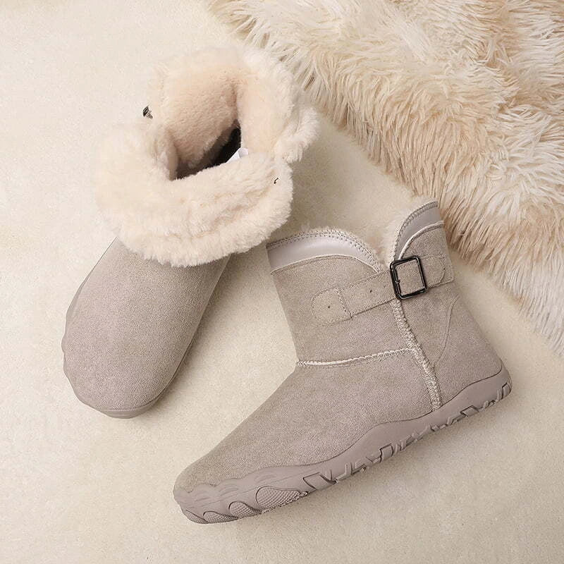 Cozely - Women’s Fur-Lined & Ergonomic Barefoot Shoes