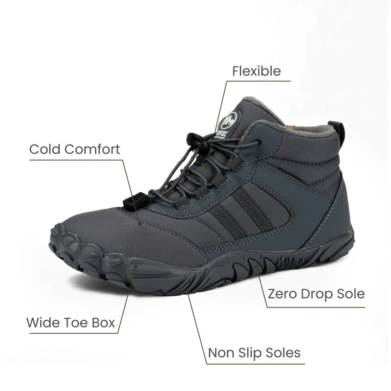 Kasdava Pro - Non-slip & Water-resistant Winter Barefoot Shoe