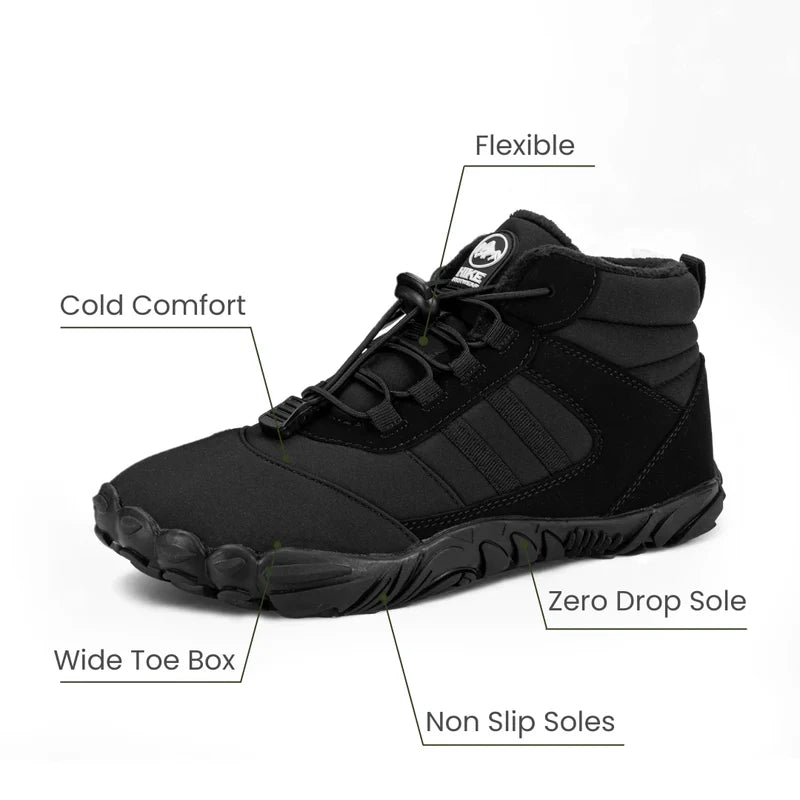 Kasdava Pro - Non-slip & Water-resistant Winter Barefoot Shoe