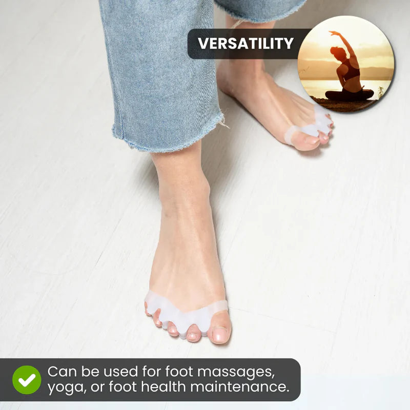 HIKE Foot Toe Separator – For Daily Comfort, Soft Toe Support & Suitable for Bunions and Hammer Toes