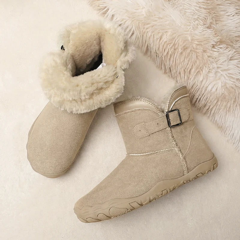 Cozely - Women’s Fur-Lined & Ergonomic Barefoot Shoes